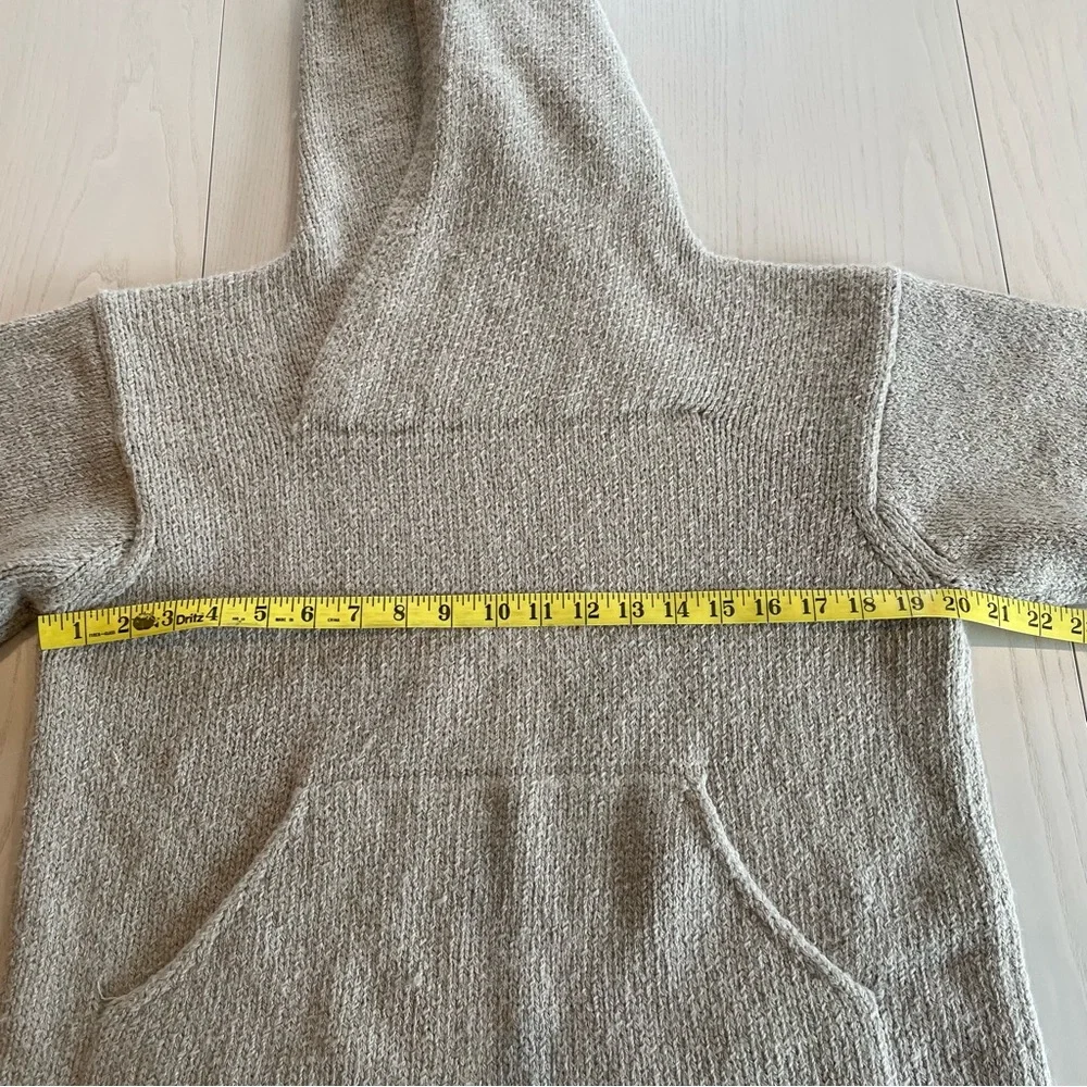 Lauren Manoogian Alpaca Wool Hand Loomed Sweater Hoodie Peru XS